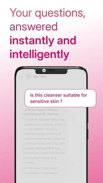 Glamora: AI Skin Scanner - Image screenshot of android app