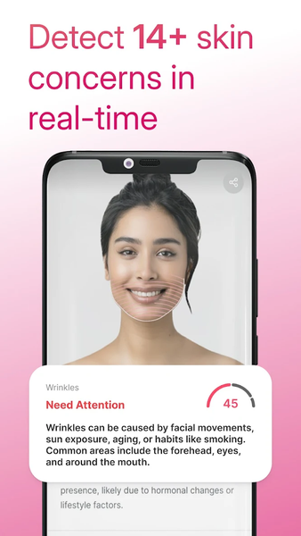 Glamora: AI Skin Scanner - Image screenshot of android app