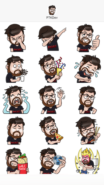 PTKDev Stickers for Telegram - Image screenshot of android app