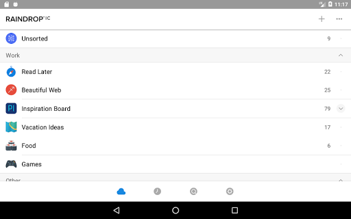 Raindrop.io - عکس برنامه موبایلی اندروید