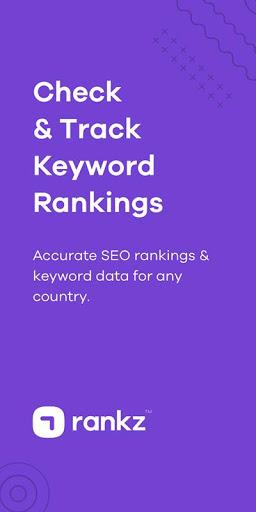 SEO Rank Tracker by Rankz - Image screenshot of android app