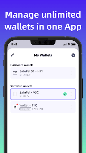 SafePal: Crypto Wallet BTC NFT - Image screenshot of android app