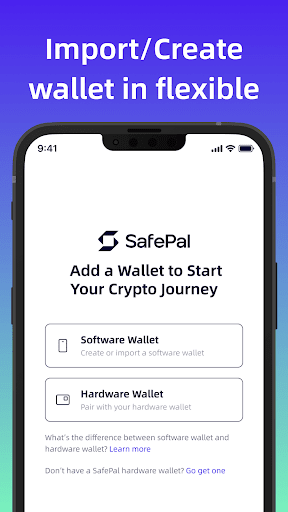 SafePal: Crypto Wallet BTC NFT - Image screenshot of android app