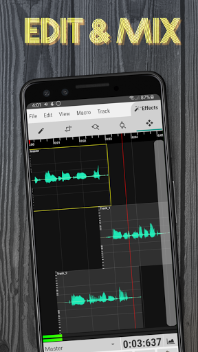 WaveEditor Record & Edit Audio - عکس برنامه موبایلی اندروید
