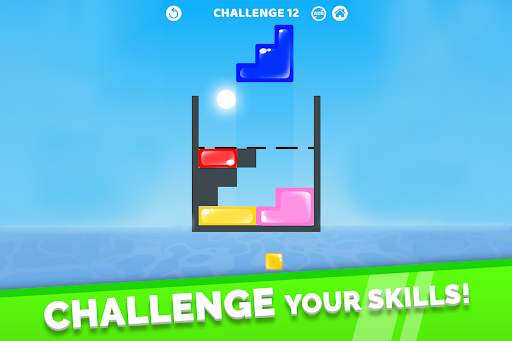 Jelly Fill: Physics Brain Test - Gameplay image of android game