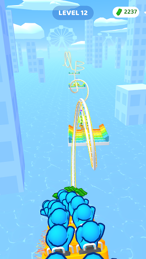 Runner Coaster - Gameplay image of android game