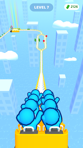 Runner Coaster - Gameplay image of android game