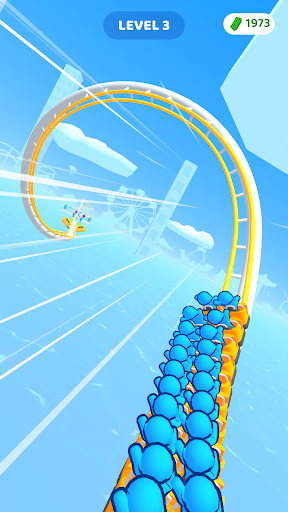 Runner Coaster - Gameplay image of android game