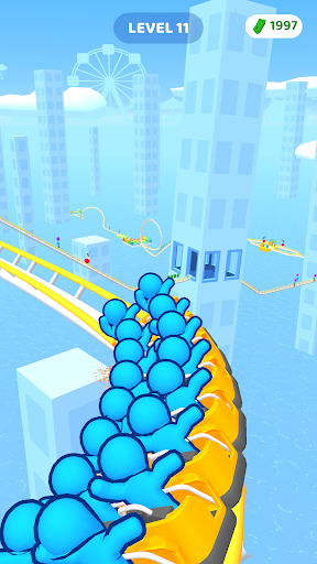 Runner Coaster - Gameplay image of android game