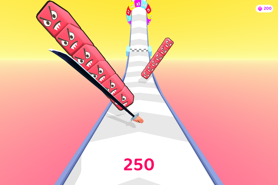 Sword Cut Run - Gameplay image of android game