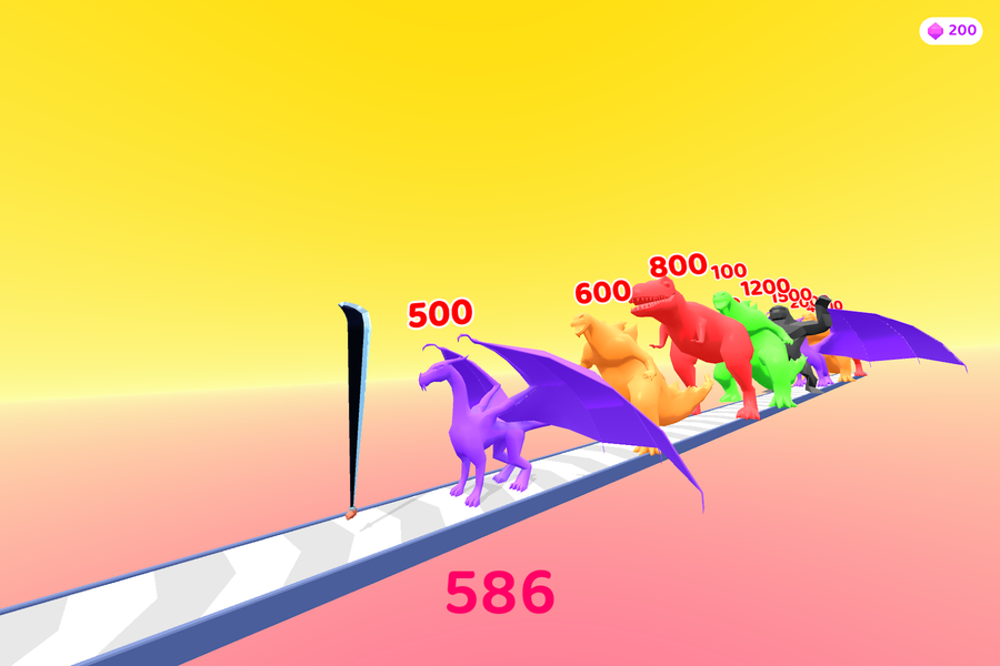 Sword Cut Run - Gameplay image of android game