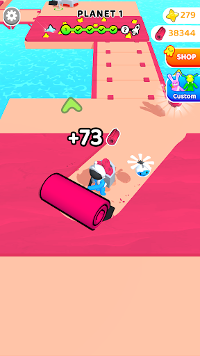 Spiral Craft 3D - Gameplay image of android game