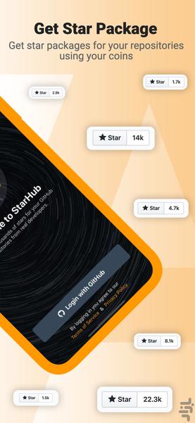 StarHub - GitHub growth platform - عکس برنامه موبایلی اندروید