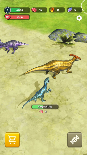 Dinosaur Universe - Gameplay image of android game