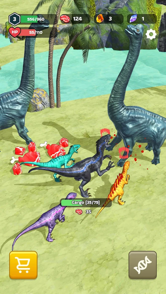Dinosaur Universe - Gameplay image of android game