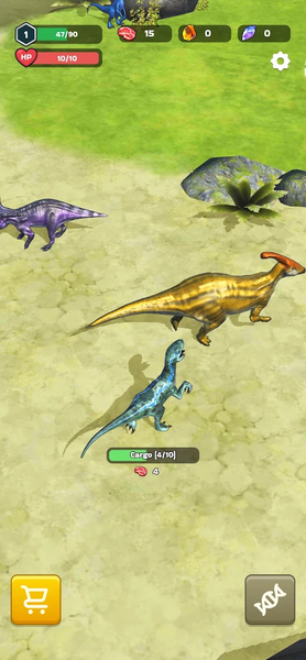 Dinosaur Universe - Gameplay image of android game