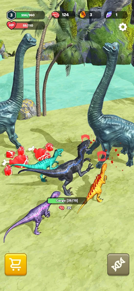 Dinosaur Universe - Gameplay image of android game