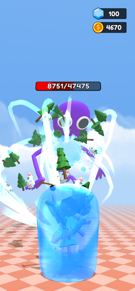 Super Big Slime: Black Hole 3D - Gameplay image of android game