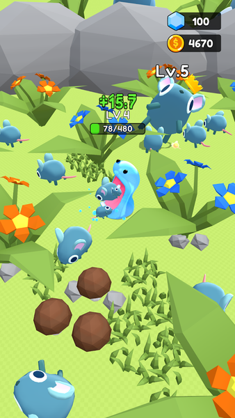 Super Big Slime: Black Hole 3D - Gameplay image of android game