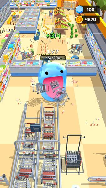 Super Big Slime: Black Hole 3D - Gameplay image of android game