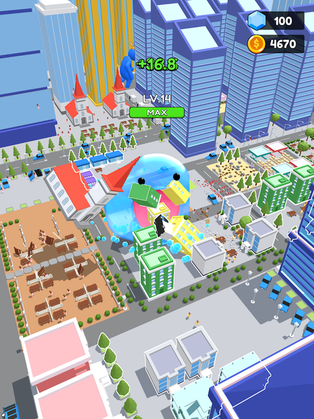 Super Big Slime: Black Hole 3D - Gameplay image of android game