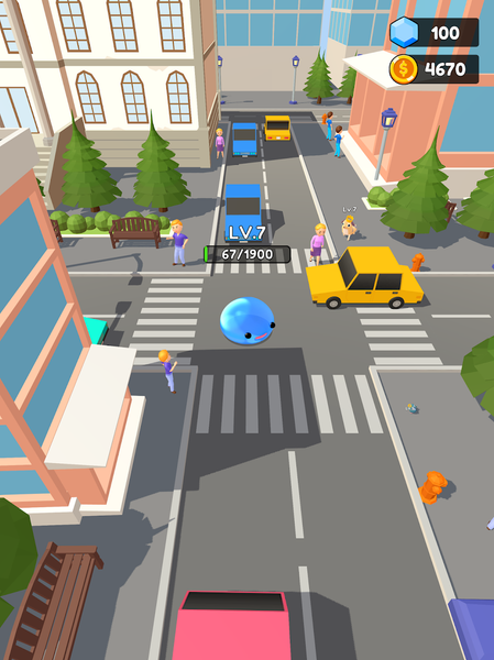 Super Big Slime: Black Hole 3D - Gameplay image of android game