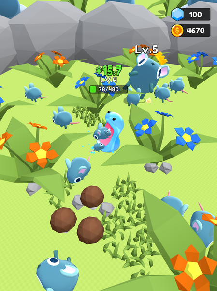 Super Big Slime: Black Hole 3D - Gameplay image of android game