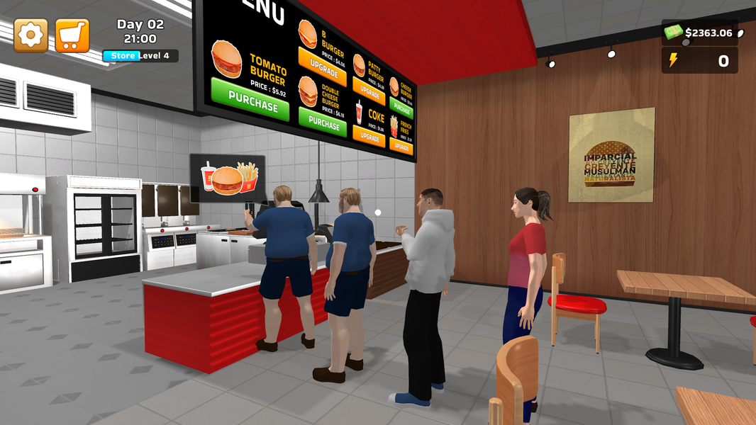 Burger Simulator! - عکس بازی موبایلی اندروید