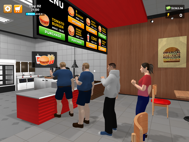 Burger Simulator! - عکس بازی موبایلی اندروید