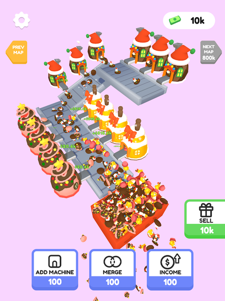 Dessert Factory Idle - Gameplay image of android game