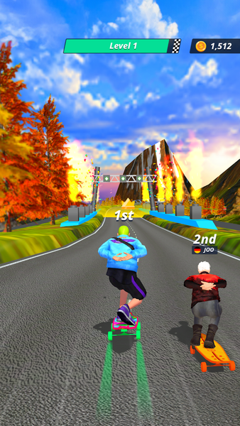 Downhill Racer - عکس بازی موبایلی اندروید