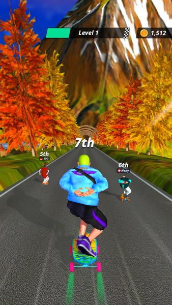 Downhill Racer - عکس بازی موبایلی اندروید