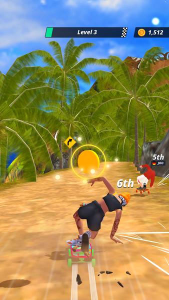 Downhill Racer - عکس بازی موبایلی اندروید