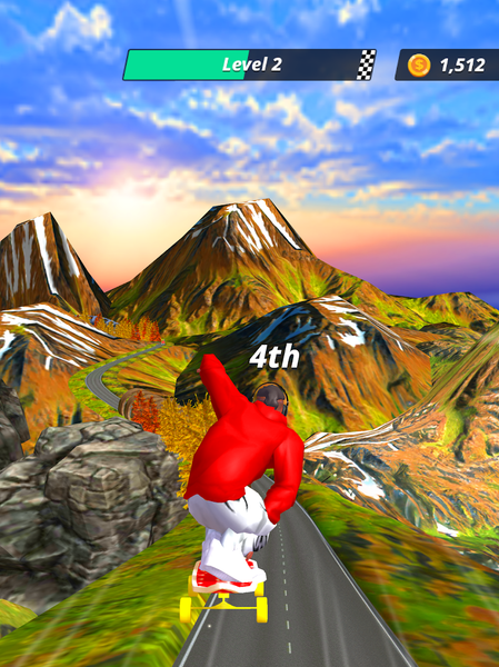 Downhill Racer - عکس بازی موبایلی اندروید