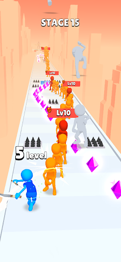 Hit & Run: Solo Leveling - Gameplay image of android game