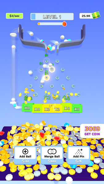 Ball Drop Game ASMR - Gameplay image of android game