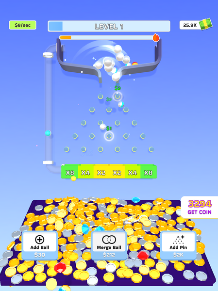 Ball Drop Game ASMR - Gameplay image of android game