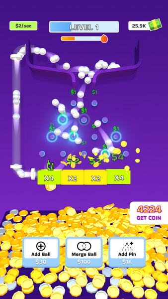 Ball Drop Game ASMR - Gameplay image of android game