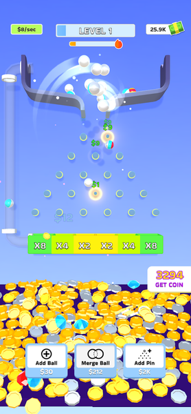 Ball Drop Game ASMR - Gameplay image of android game