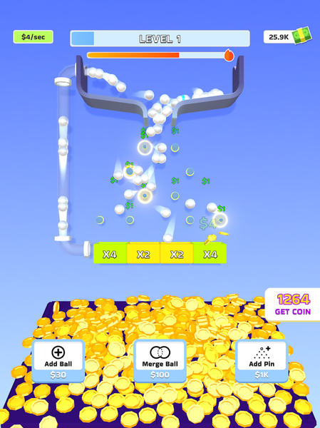 Ball Drop Game ASMR - Gameplay image of android game