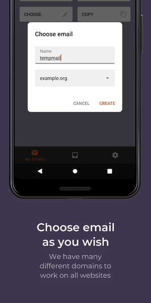 Temp Mail by temp-mail.io - Image screenshot of android app