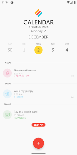 Memorigi: Todo List, Tasks, Calendar, & Reminders - عکس برنامه موبایلی اندروید