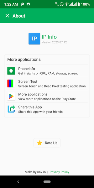 My IP - عکس برنامه موبایلی اندروید