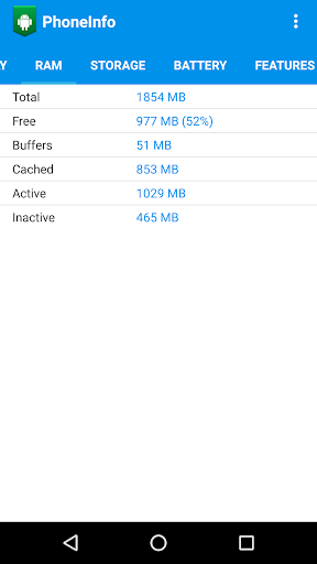 Phone Info - Image screenshot of android app
