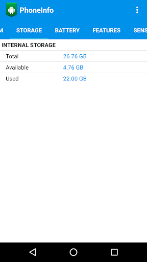 Phone Info - Image screenshot of android app
