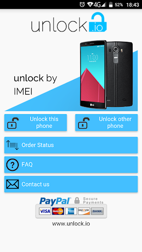 Unlock your LG phone by code - عکس برنامه موبایلی اندروید