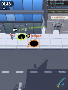 Hole.io - سیاهچاله - عکس بازی موبایلی اندروید