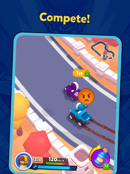 Racing Track Star: ۳D Car game - عکس بازی موبایلی اندروید