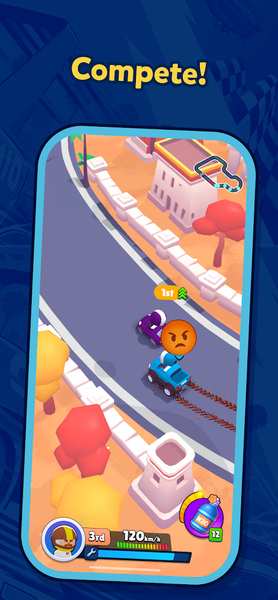 Racing Track Star: 3D Car game - Gameplay image of android game