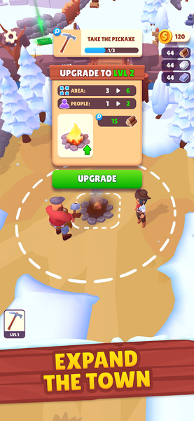 Gold Rush: Frozen Farm - Gameplay image of android game